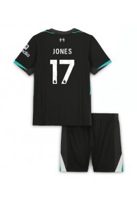 Fotbalové Dres Liverpool Curtis Jones #17 Dětské Venkovní Oblečení 2024-25 Krátký Rukáv (+ trenýrky)